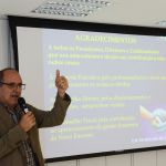 Teodoro Irigaray, presidente da Organização na gestão 2015-2017, durante a Assembleia Geral Ordinária da Novo Encanto, em 16/12/2017. Foto: Michela Brigida.