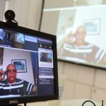 O presidente atual da Novo Encanto, José Roberto, fala em transmissão online, ao vivo, da Assembleia Geral Ordinária da Novo Encanto, em 16/12/2017. Foto: Michela Brigida.